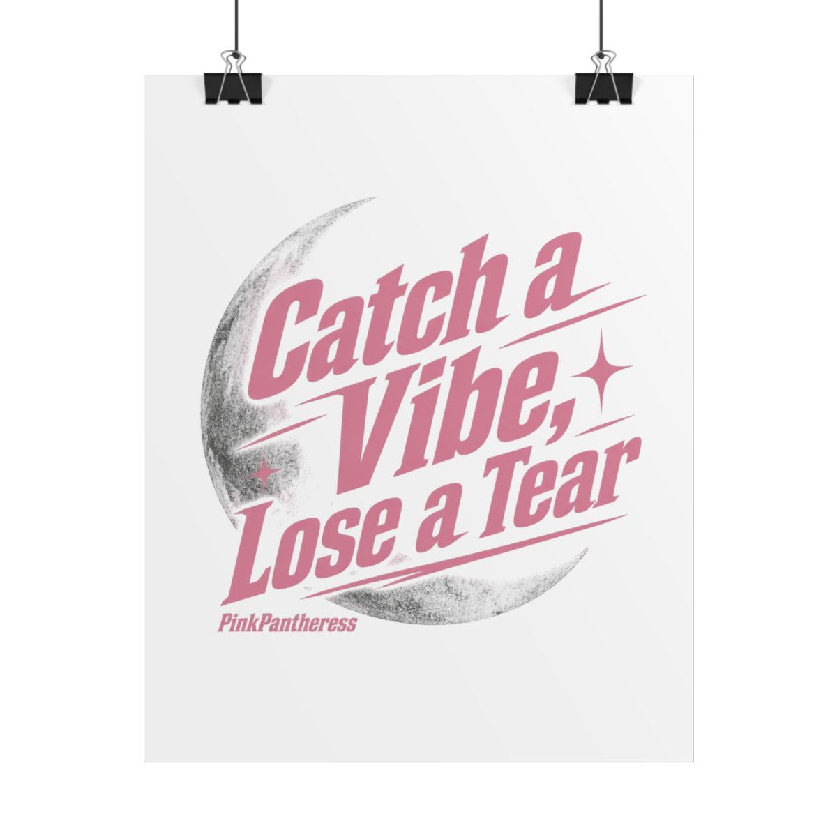 PinkPantheress "Catch a Vibe, Lose a Tear" Poster