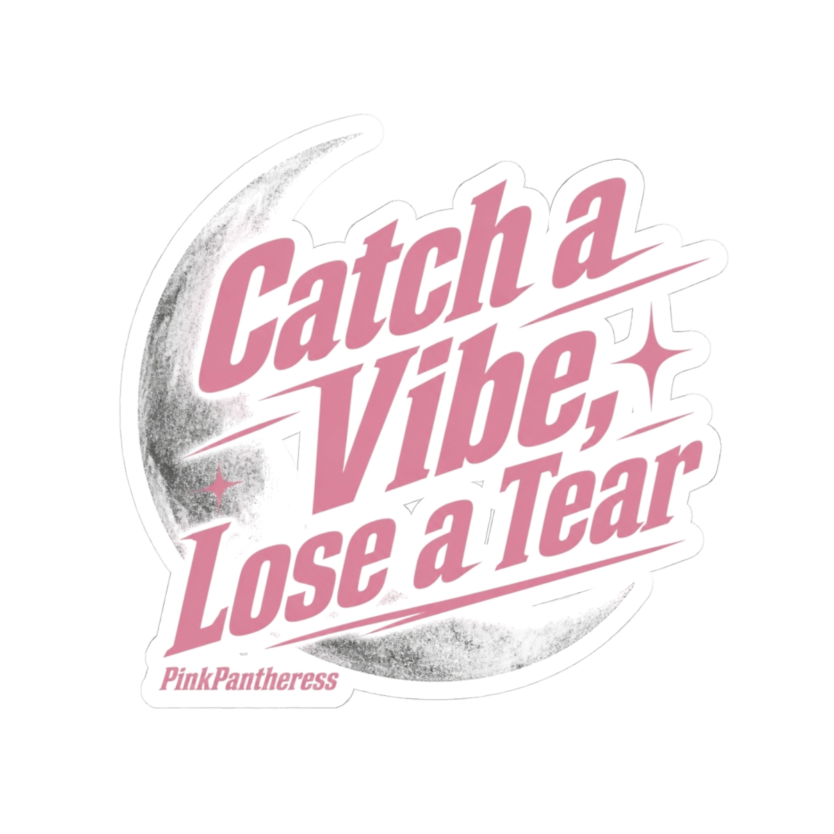 PinkPantheress "Catch a Vibe, Lose a Tear" Sticker — official PinkPantheress Stickers